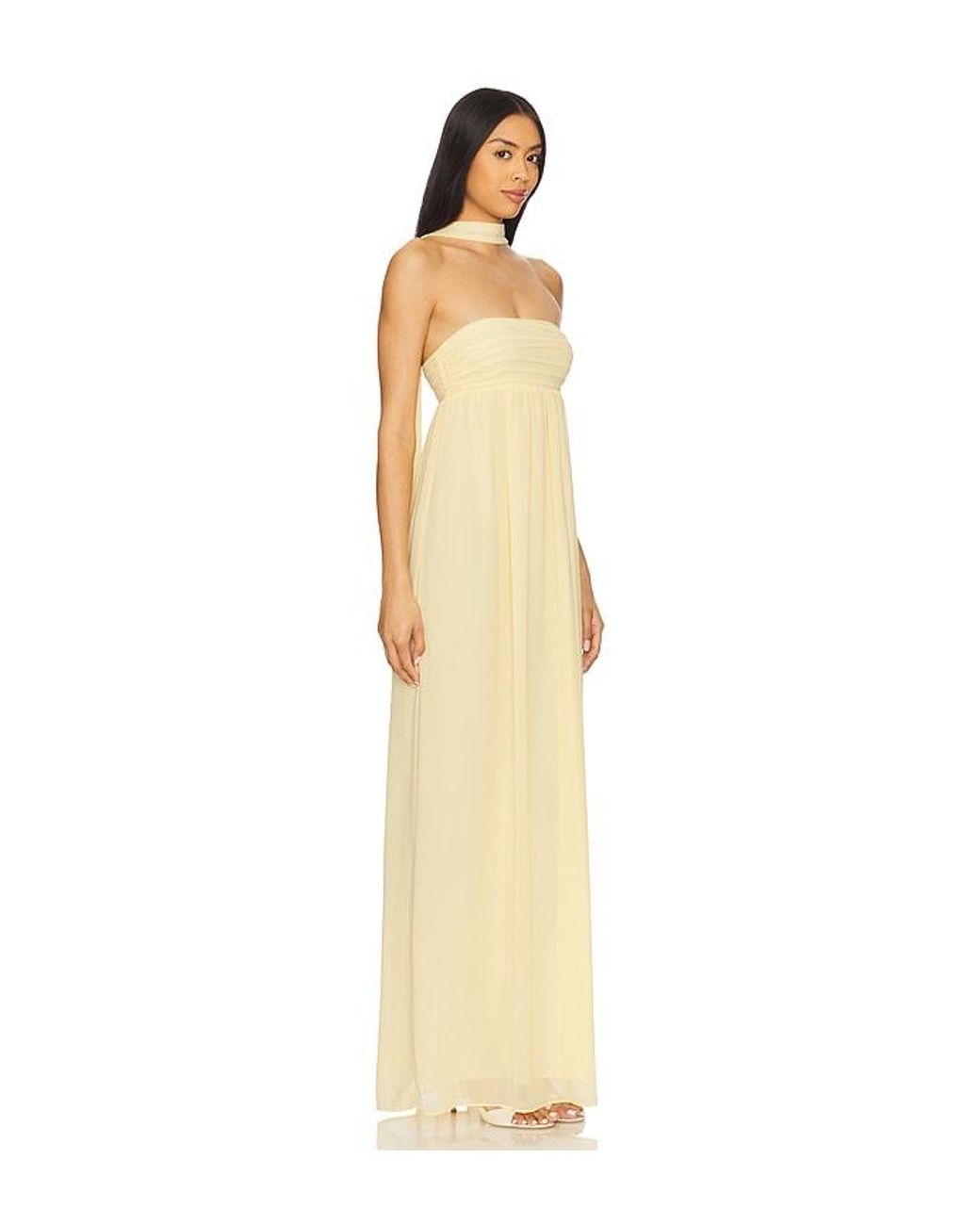 Lovers + Friends Natural Soleil Gown