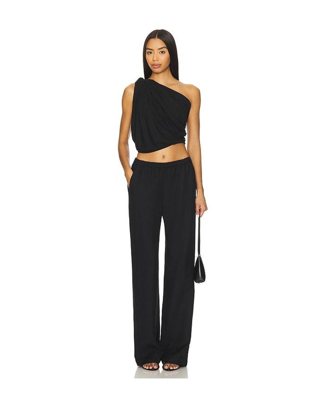 AYA MUSE Black Twist Top