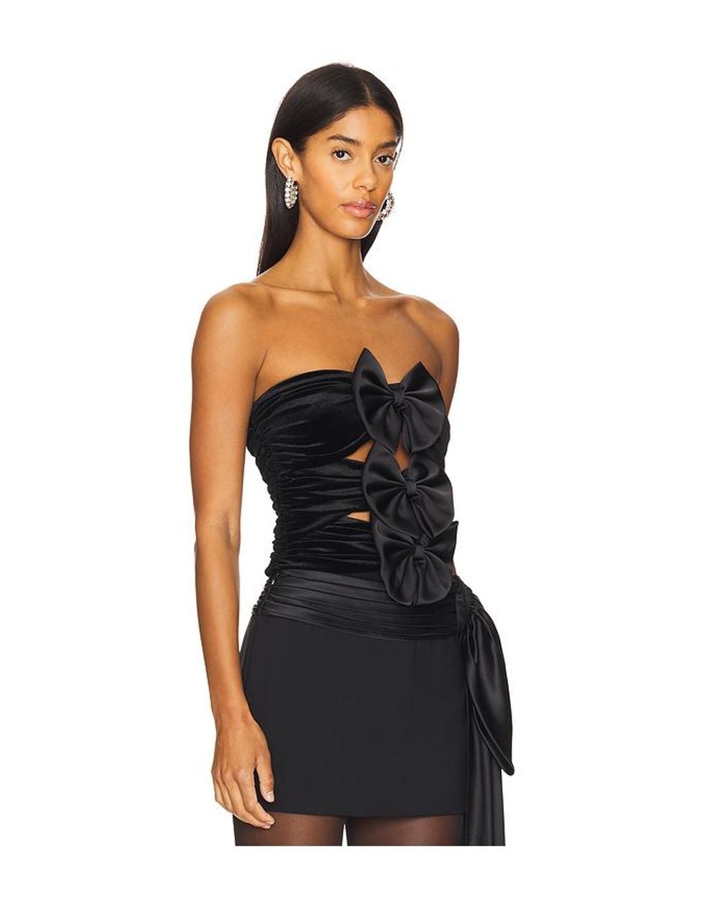 Ronny Kobo Black Hepburn Corset