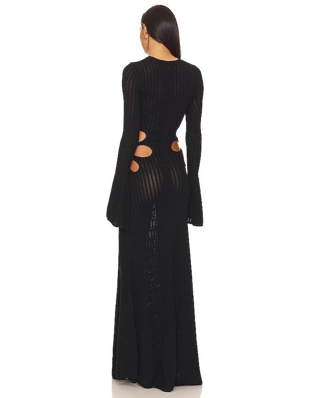 SAU LEE Black Destiny Dress