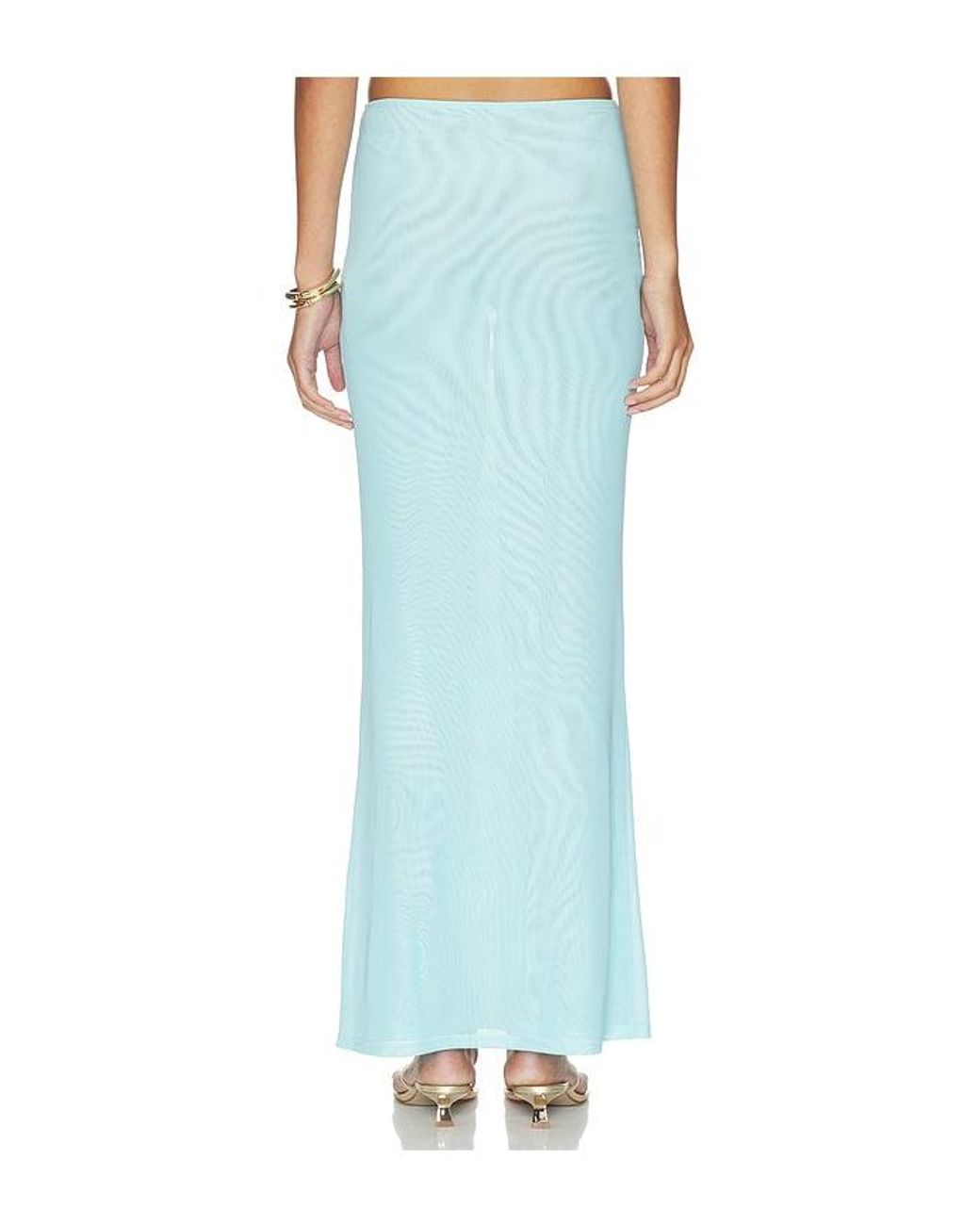 superdown Blue Saylor Maxi Skirt