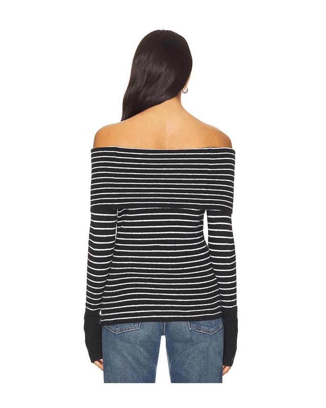 Free People Black Evergreen Sweater