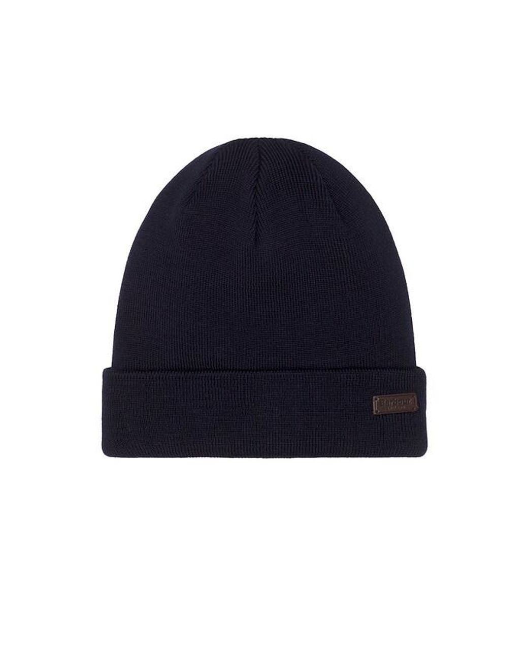Barbour Blue Swinton Beanie & Galingale Gift Set for men