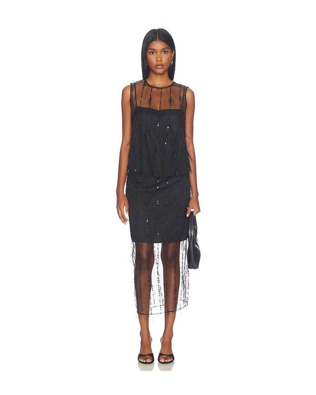 Rag & Bone Black Geena Tank Top