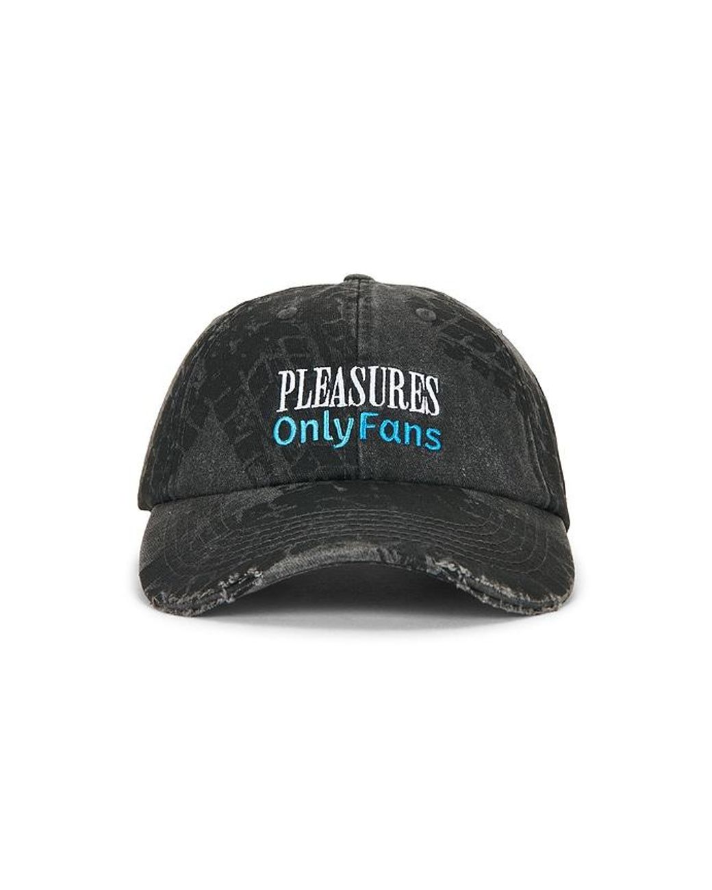 Pleasures Black X Onlyfans Lockup Hat for men