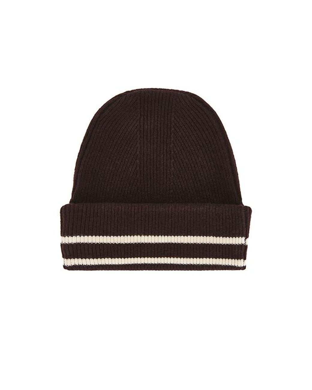 KROST Black Wool Beanie for men