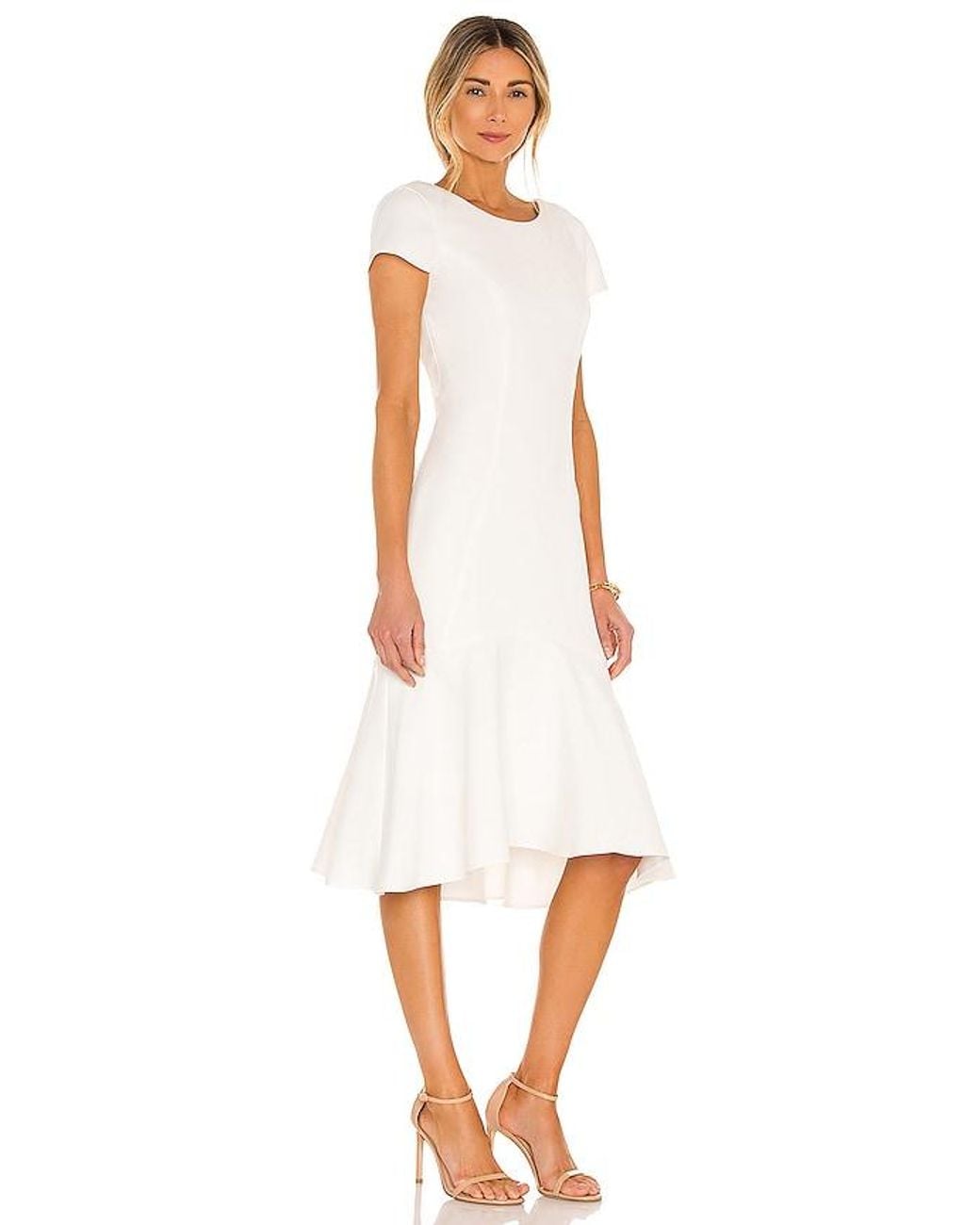 Amanda Uprichard White Evalina Dress