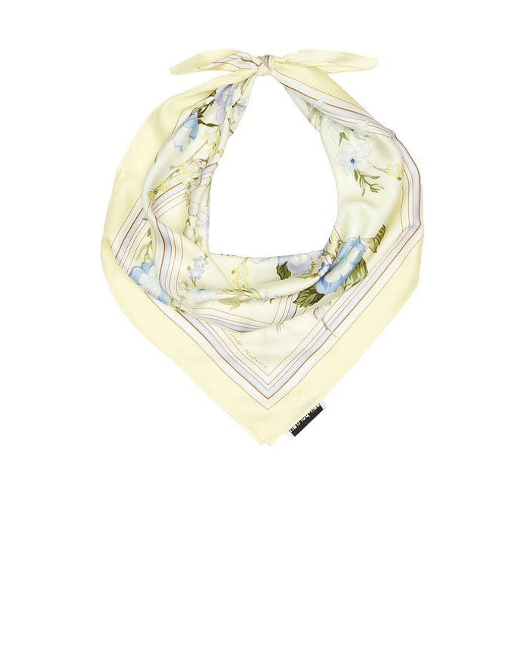 Self-Portrait Yellow Floral Scarf