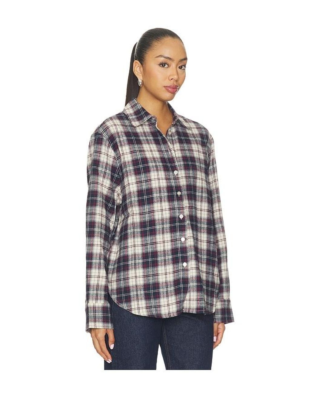 FAVORITE DAUGHTER Blue The Boyfriend Shirt
