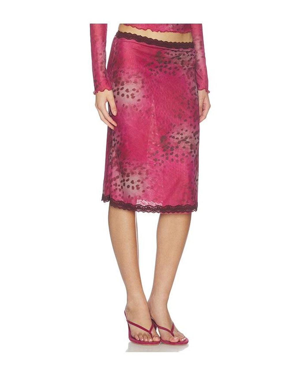 I.AM.GIA Red Scarlet Skirt