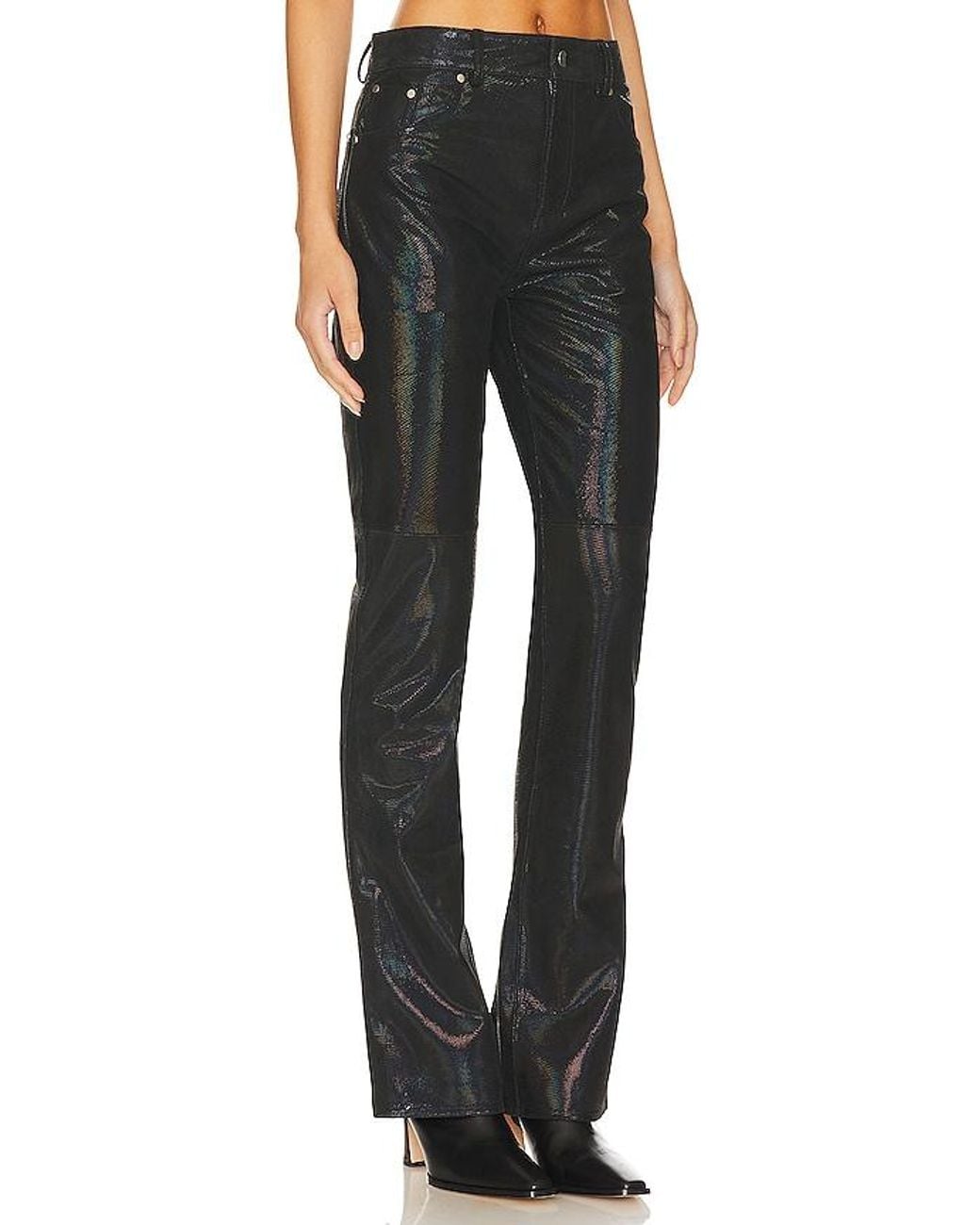 Nbd Black Raquel Leather Pant