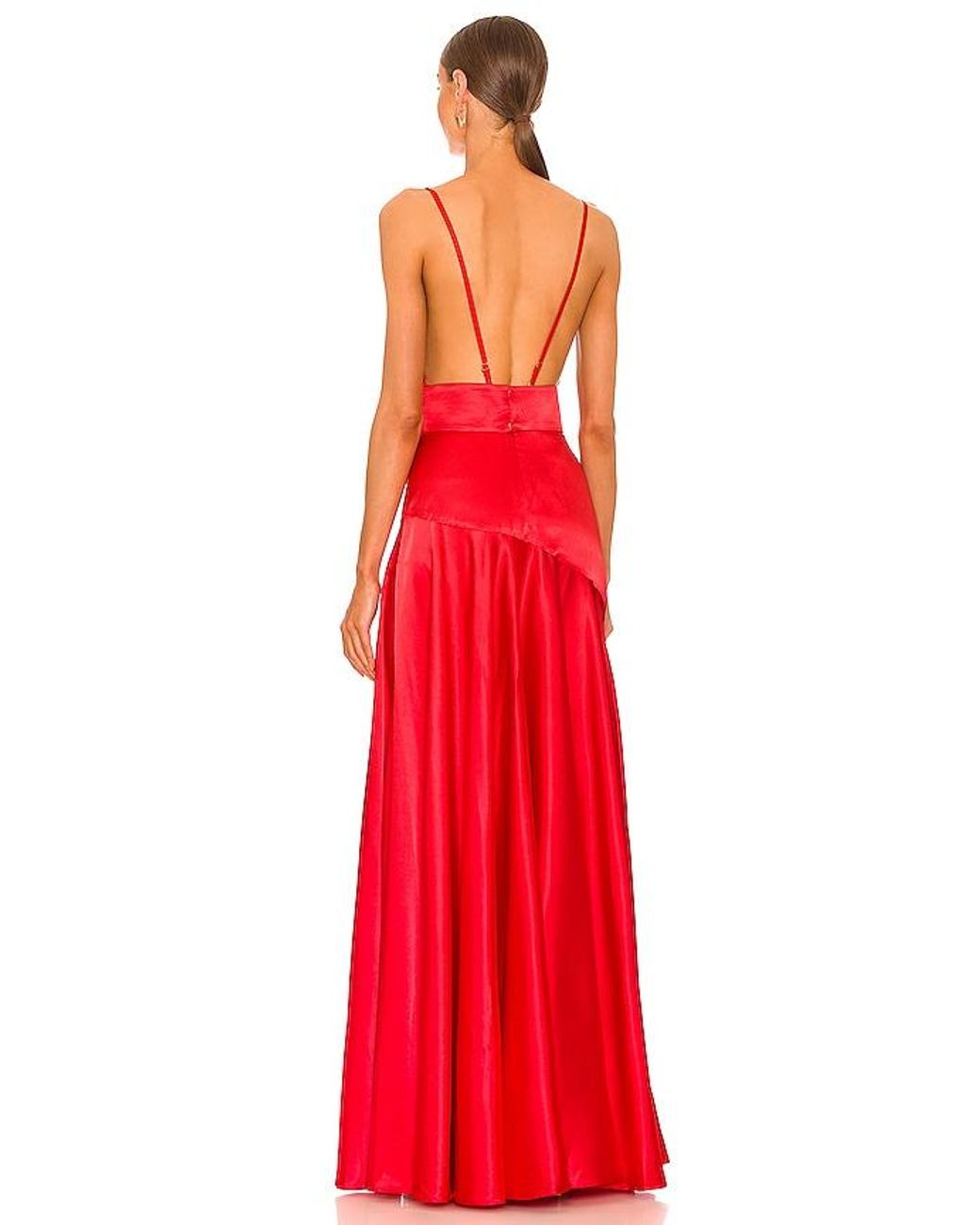 Bronx and Banco Red X Revolve Leo Maxi Dress