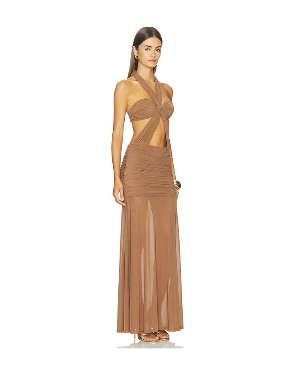 superdown Natural Callista Maxi Dress