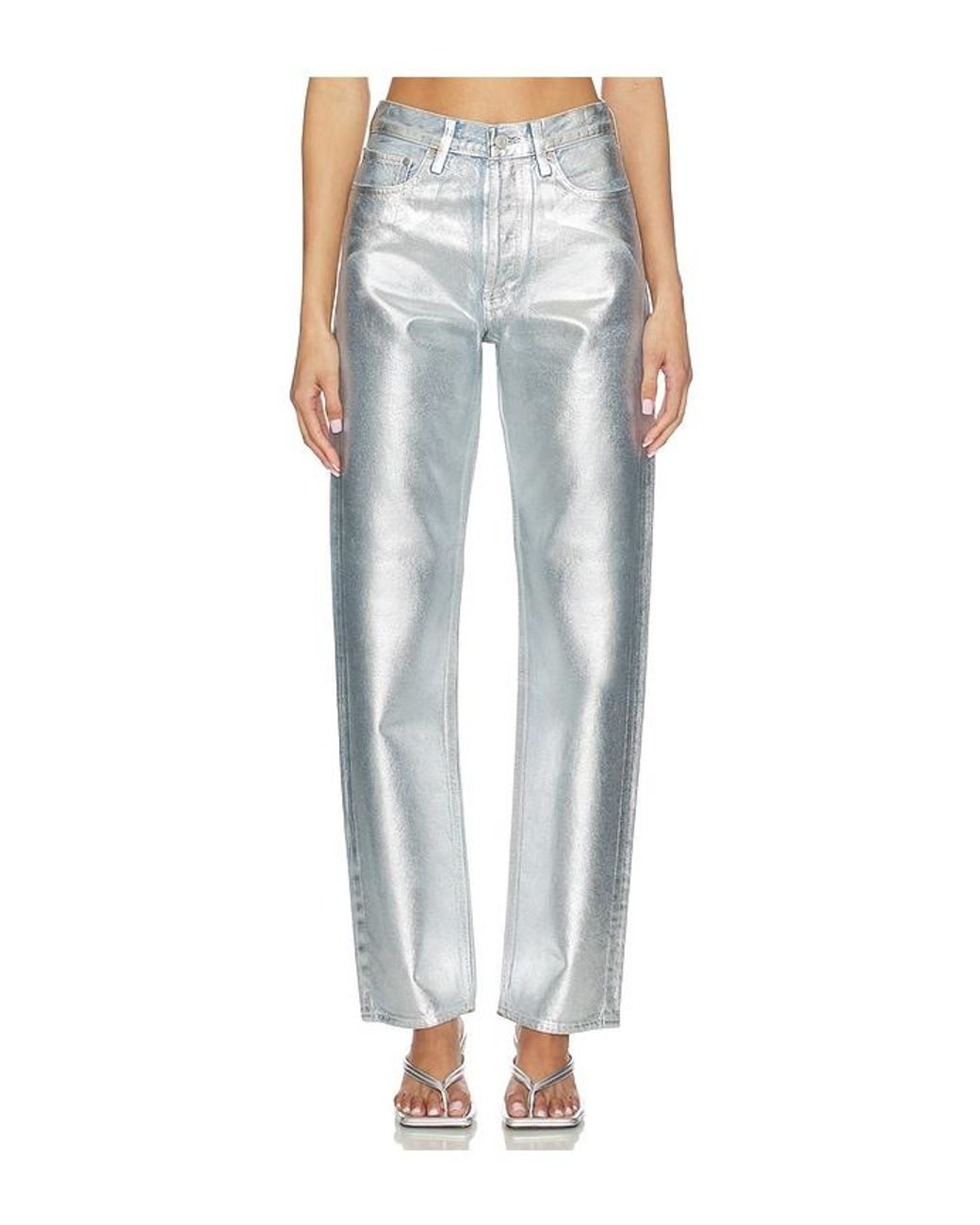Agolde Blue 90's Mid Rise Loose Fit Jeans