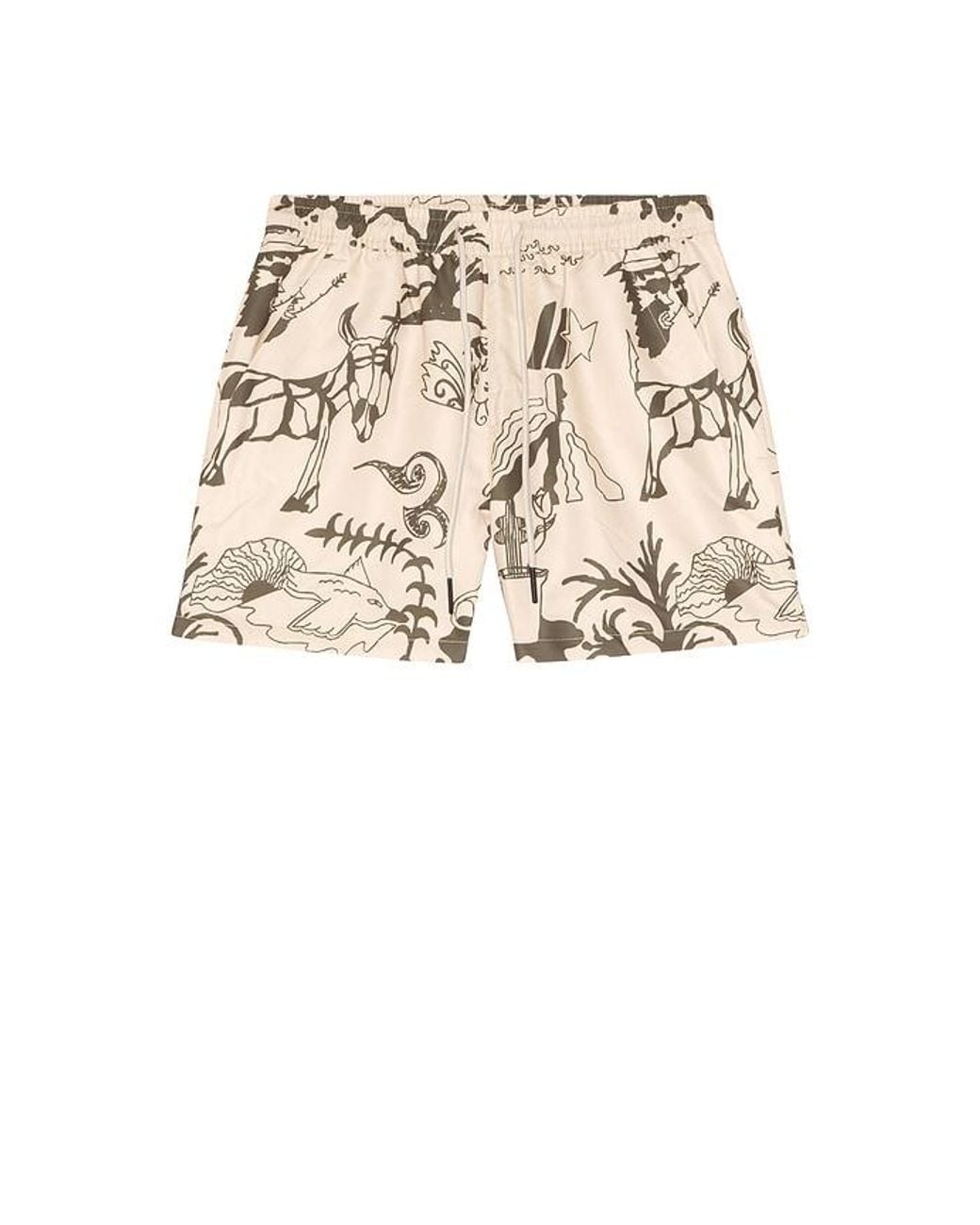 Oas Natural Poplan Swim Shorts for men
