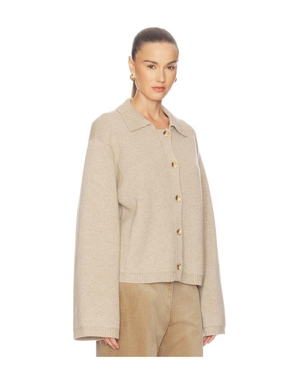 SRG Natural Orli Cashmere Cardigan