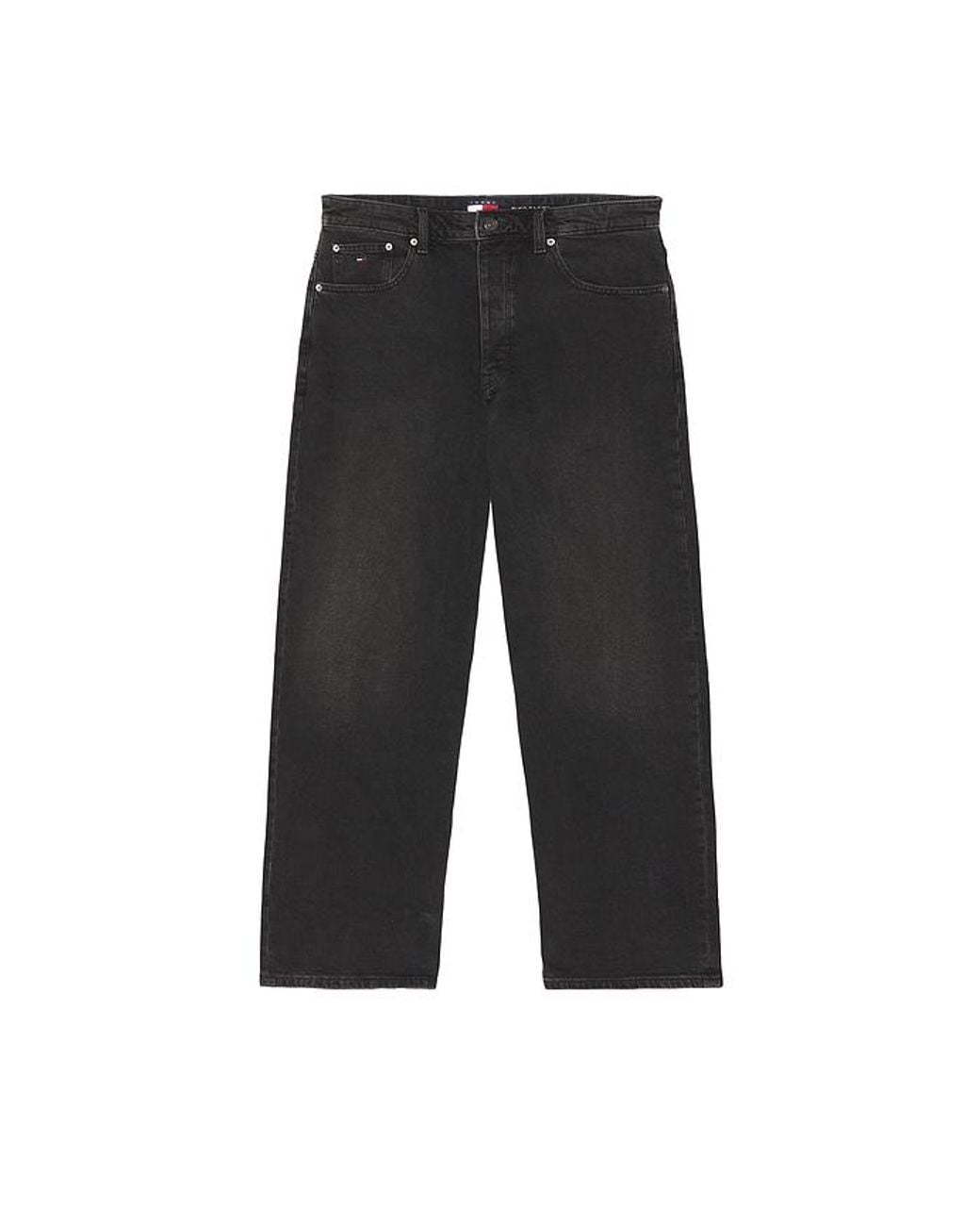 Tommy Hilfiger Black Theo Baggy Jeans for men