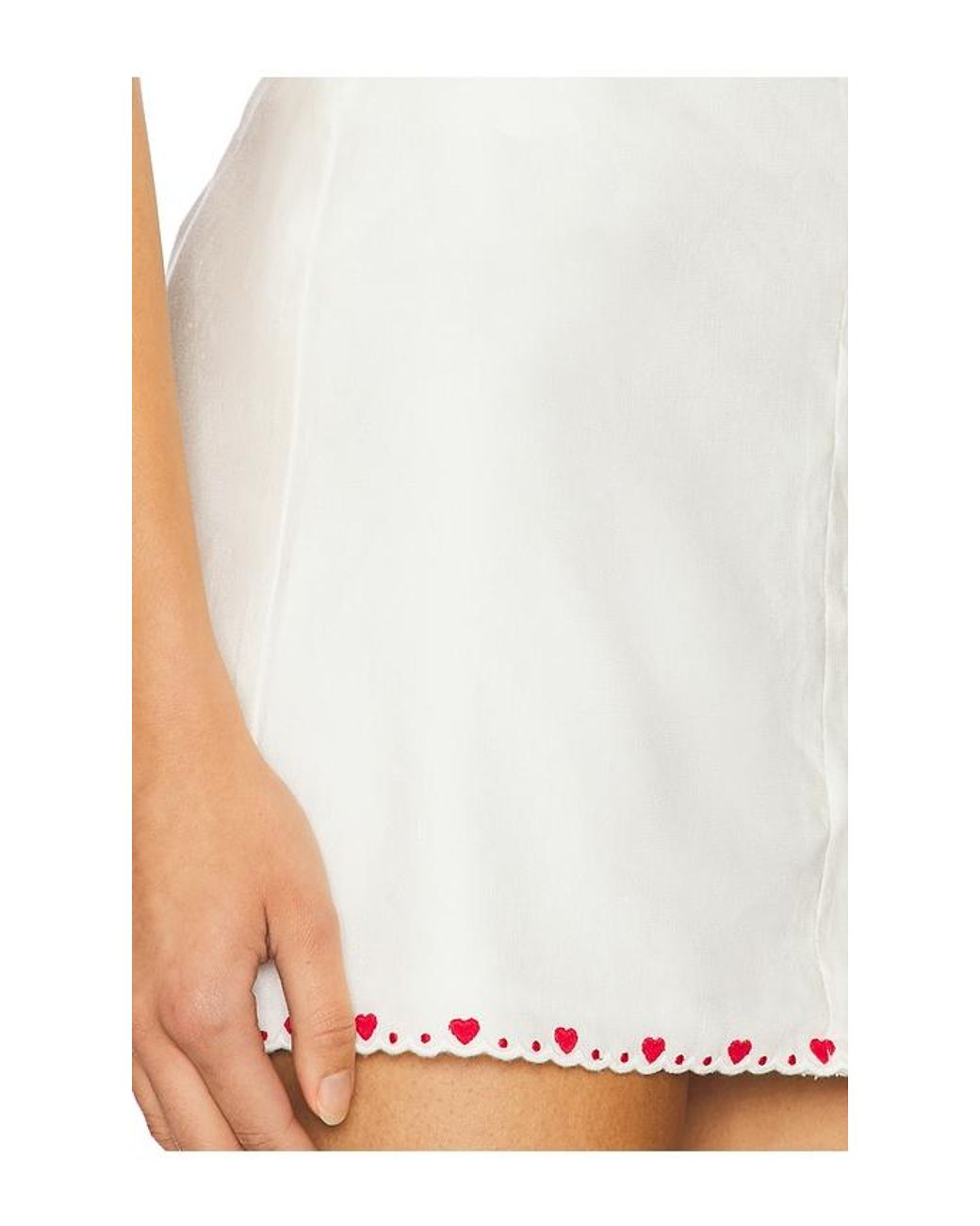 MAJORELLE White Anita Mini Skirt