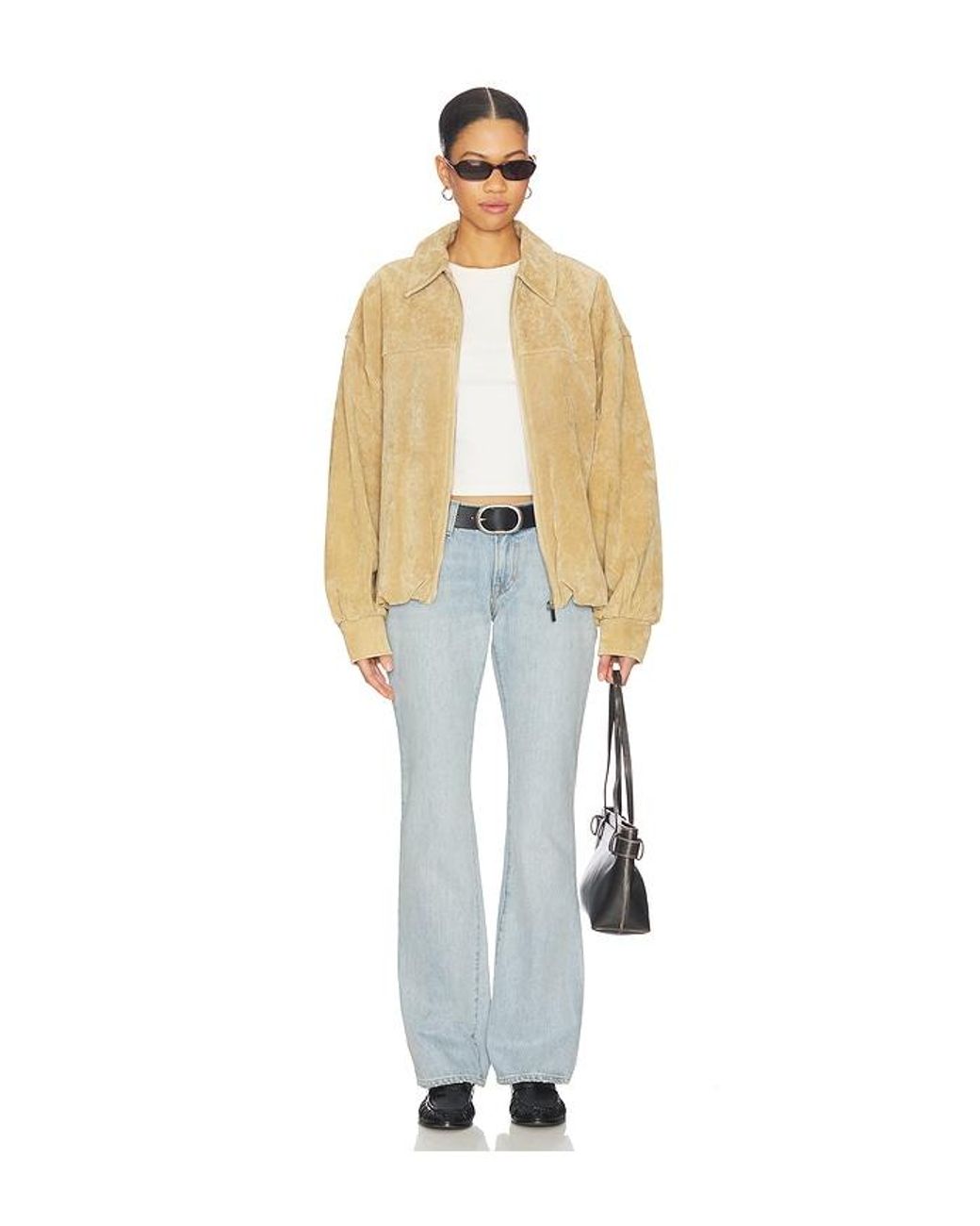 GRLFRND Blue Serena Low Rise Boot
