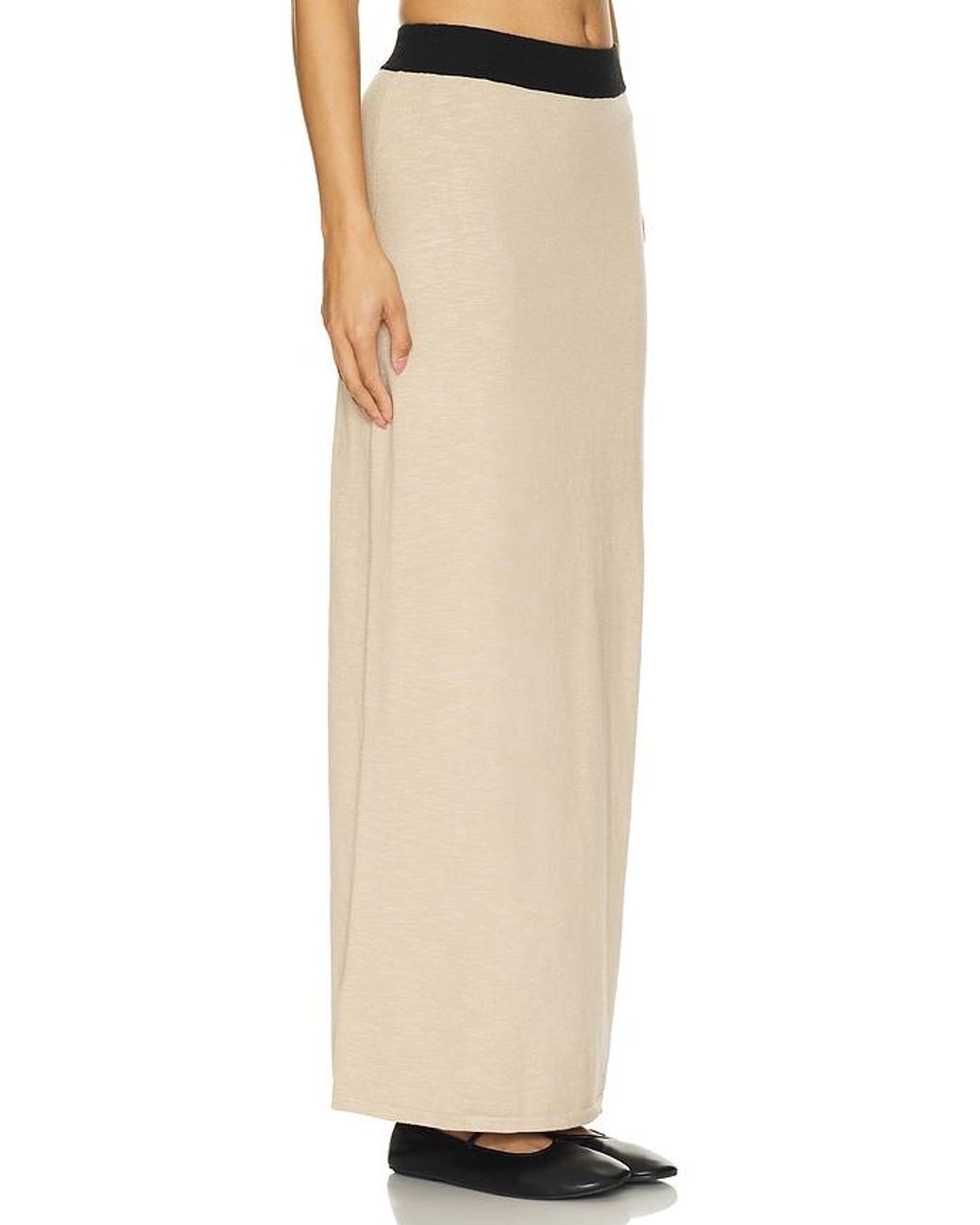 Lovers + Friends Natural Tammy Maxi Skirt