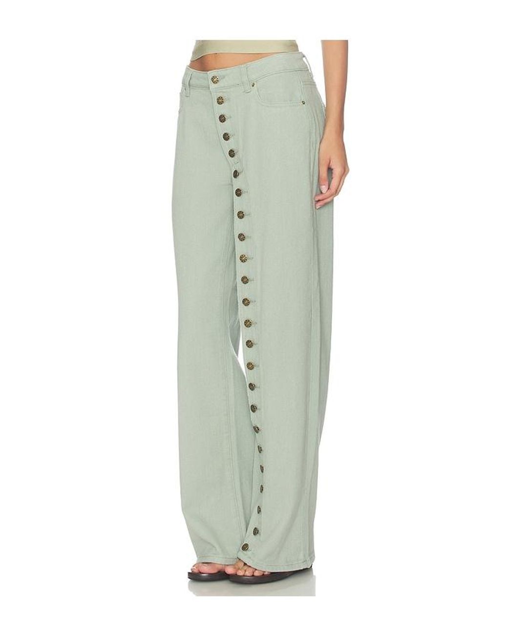 Lioness Green Penny Jeans