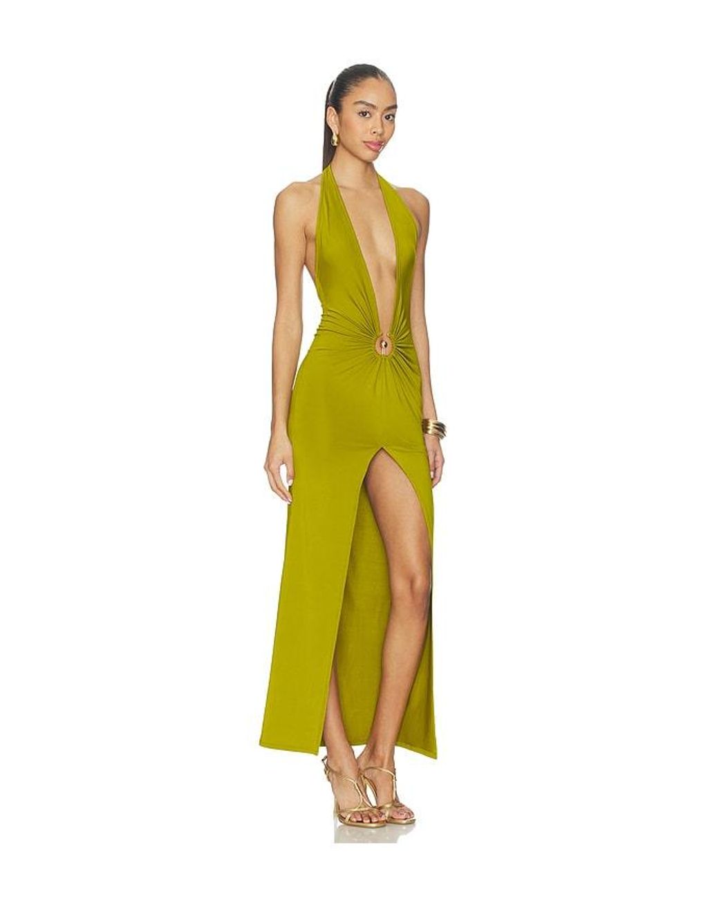 superdown Yellow Cambri Maxi Dress