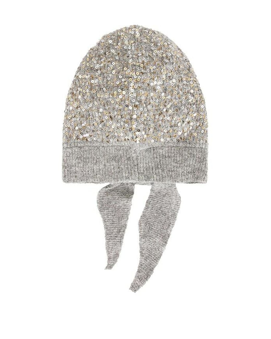 Free People Gray Suki Sparkle Bonnet
