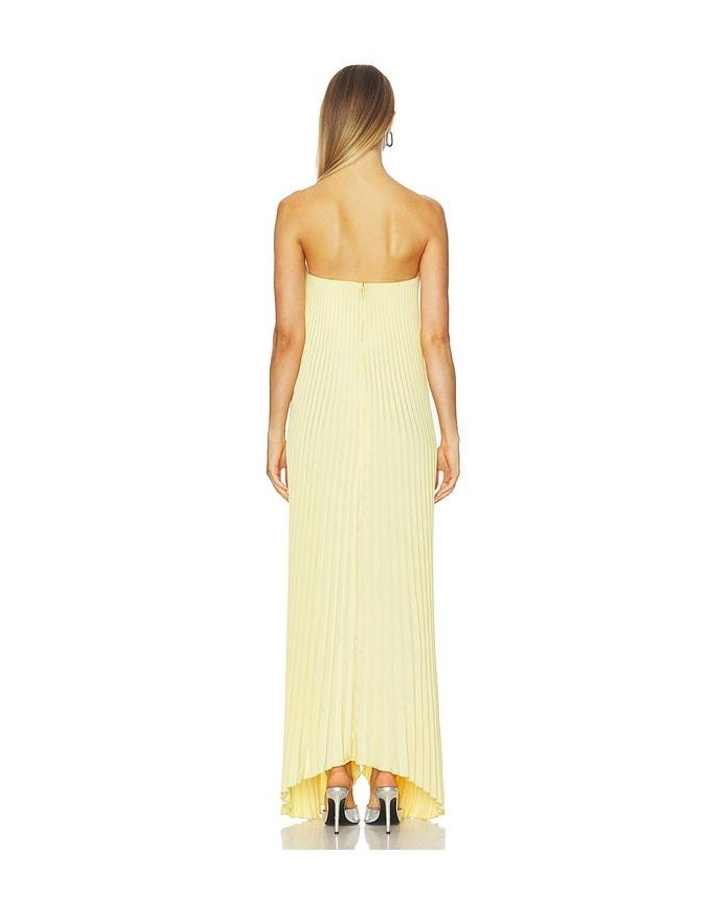 L'idée Metallic Tie Gown