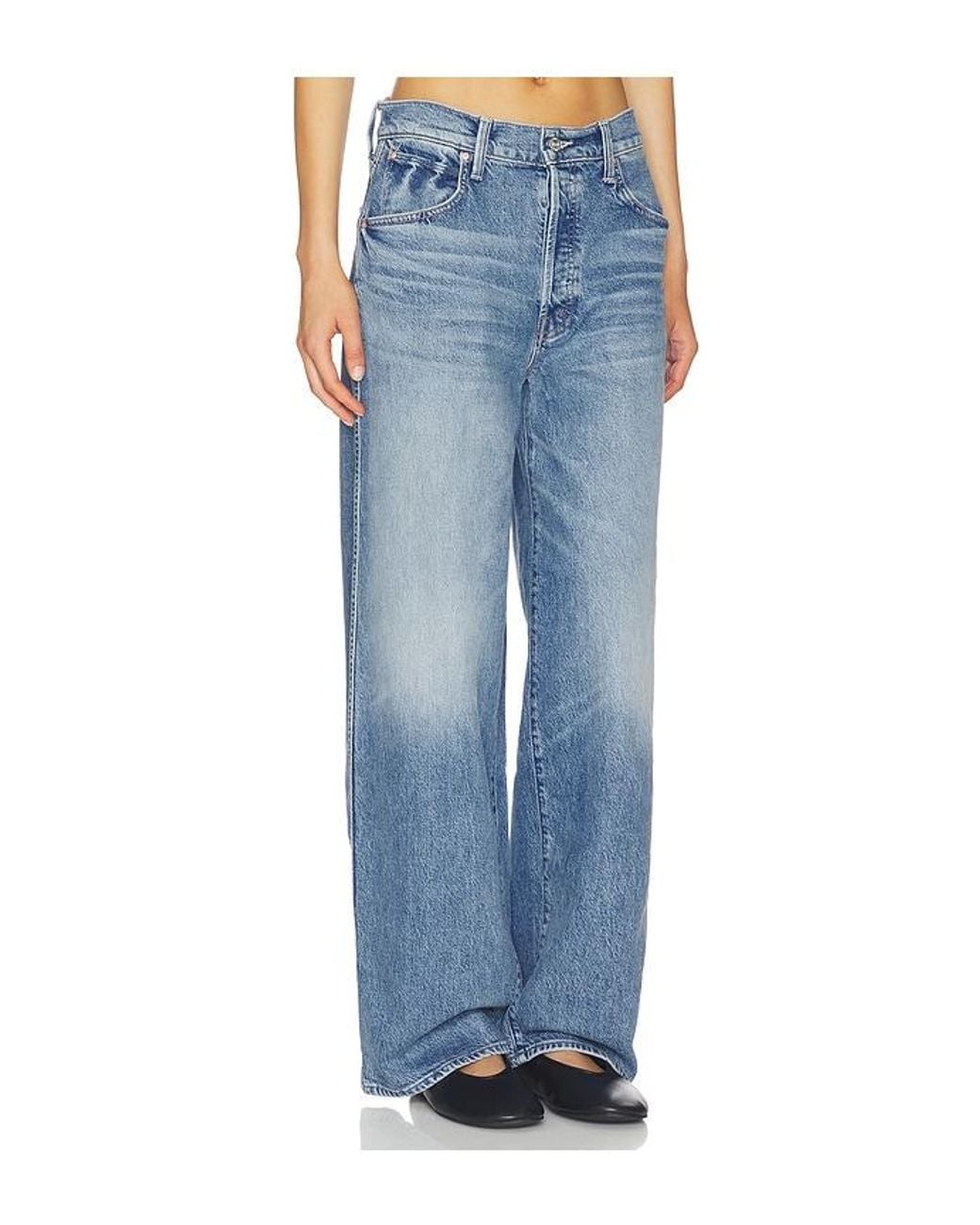 Mother Blue The Delinquent Button Nerdy Jeans