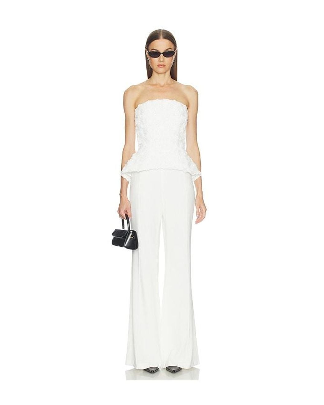 Nadine Merabi White Phoebe Top