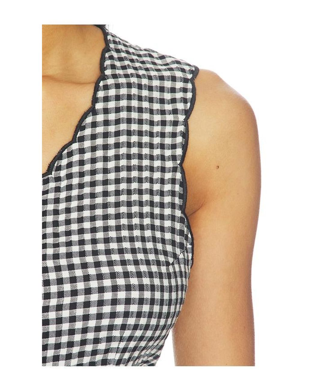 Montce Multicolor Scalloped Vest Top