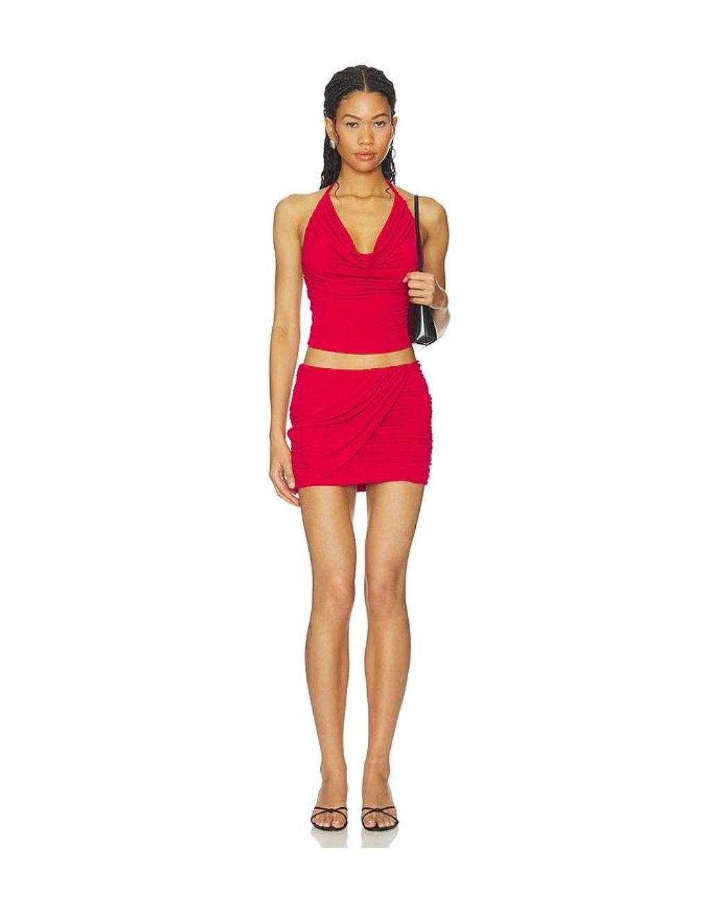 Lovers + Friends Red Lupa Mini Skirt