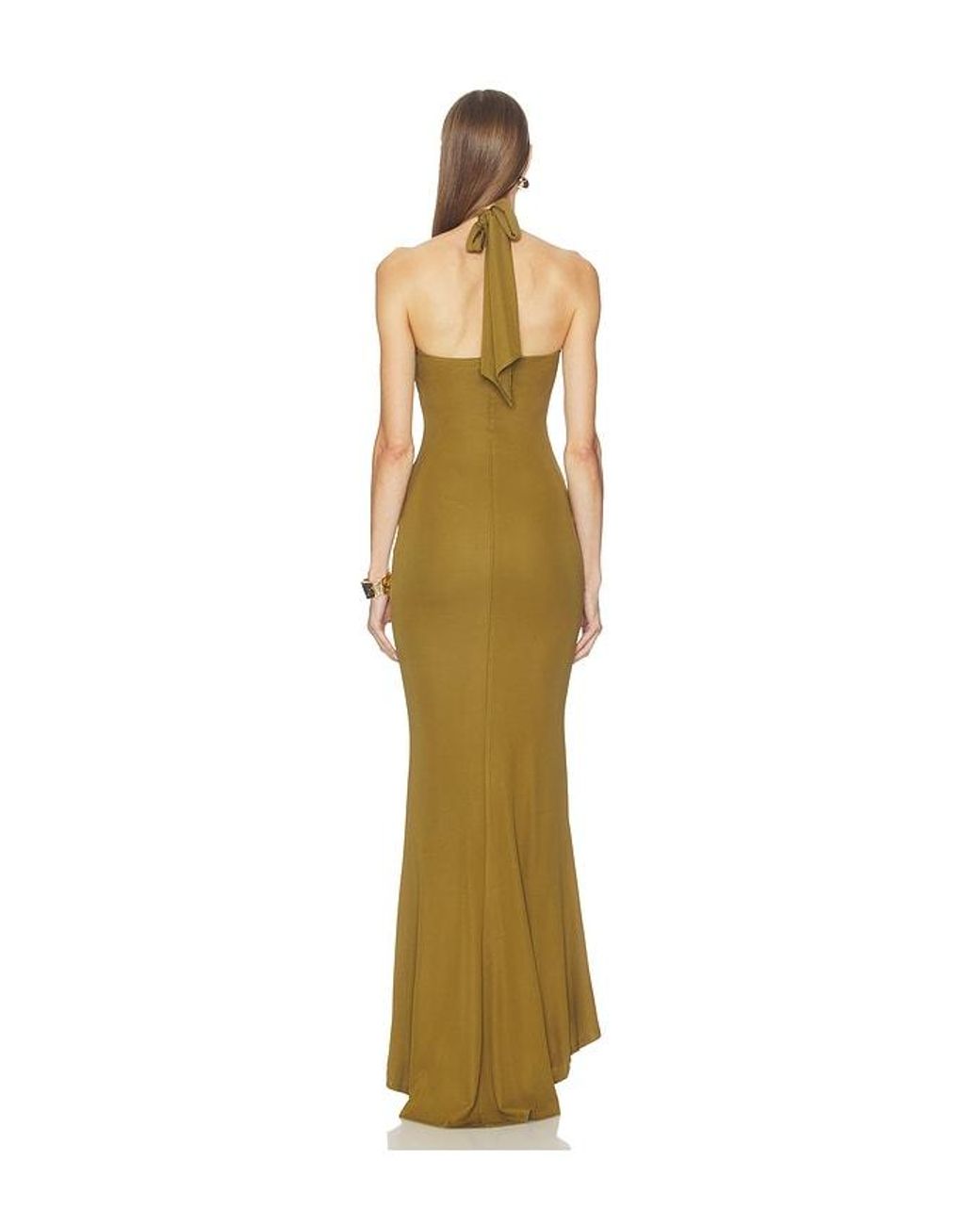 Michael Costello Metallic X Revolve Ceara Maxi Dress