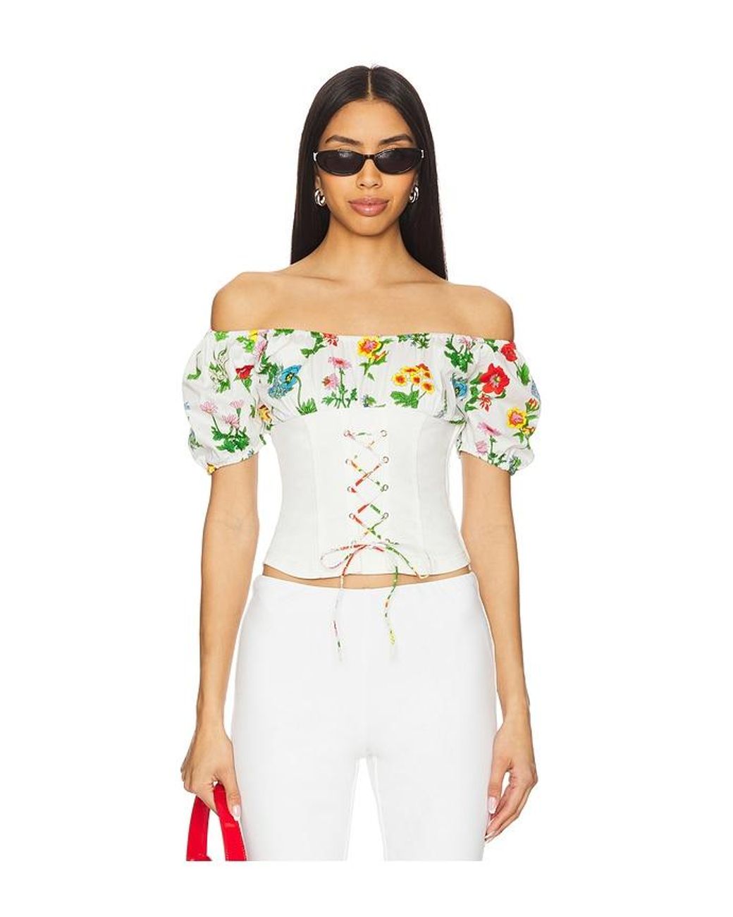 Tyler McGillivary White Uma Top