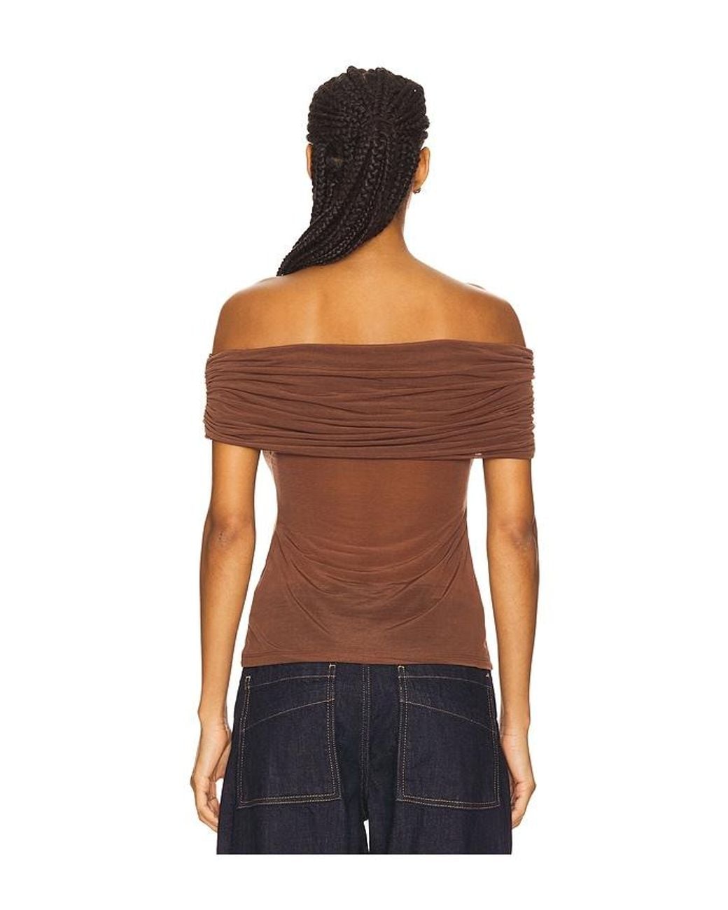 Elodie the Label Brown Fred Top