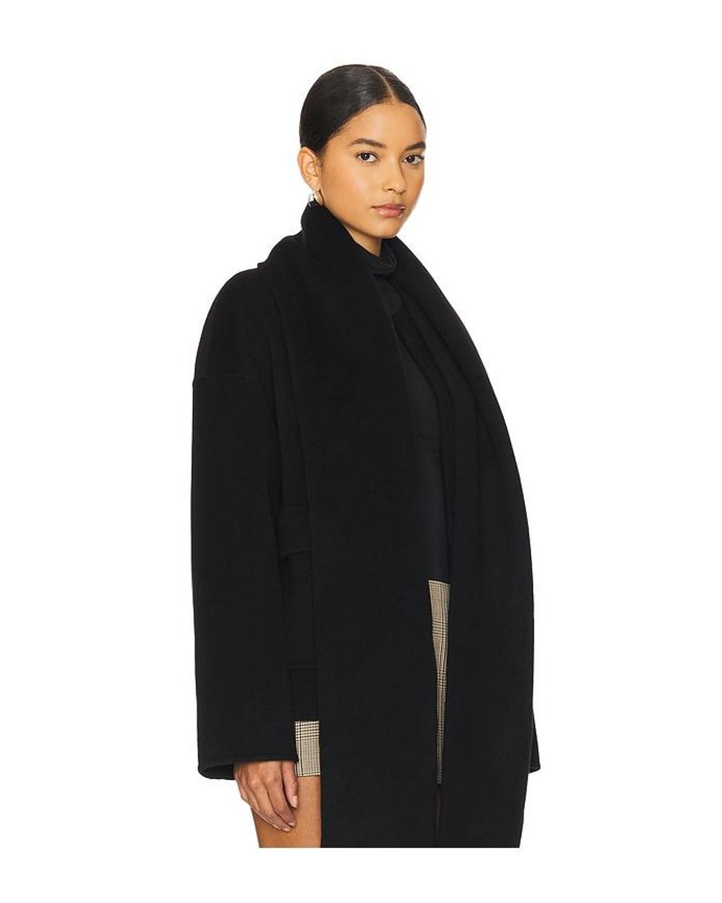 RUE SOPHIE Black Jardin Scarf Jacket