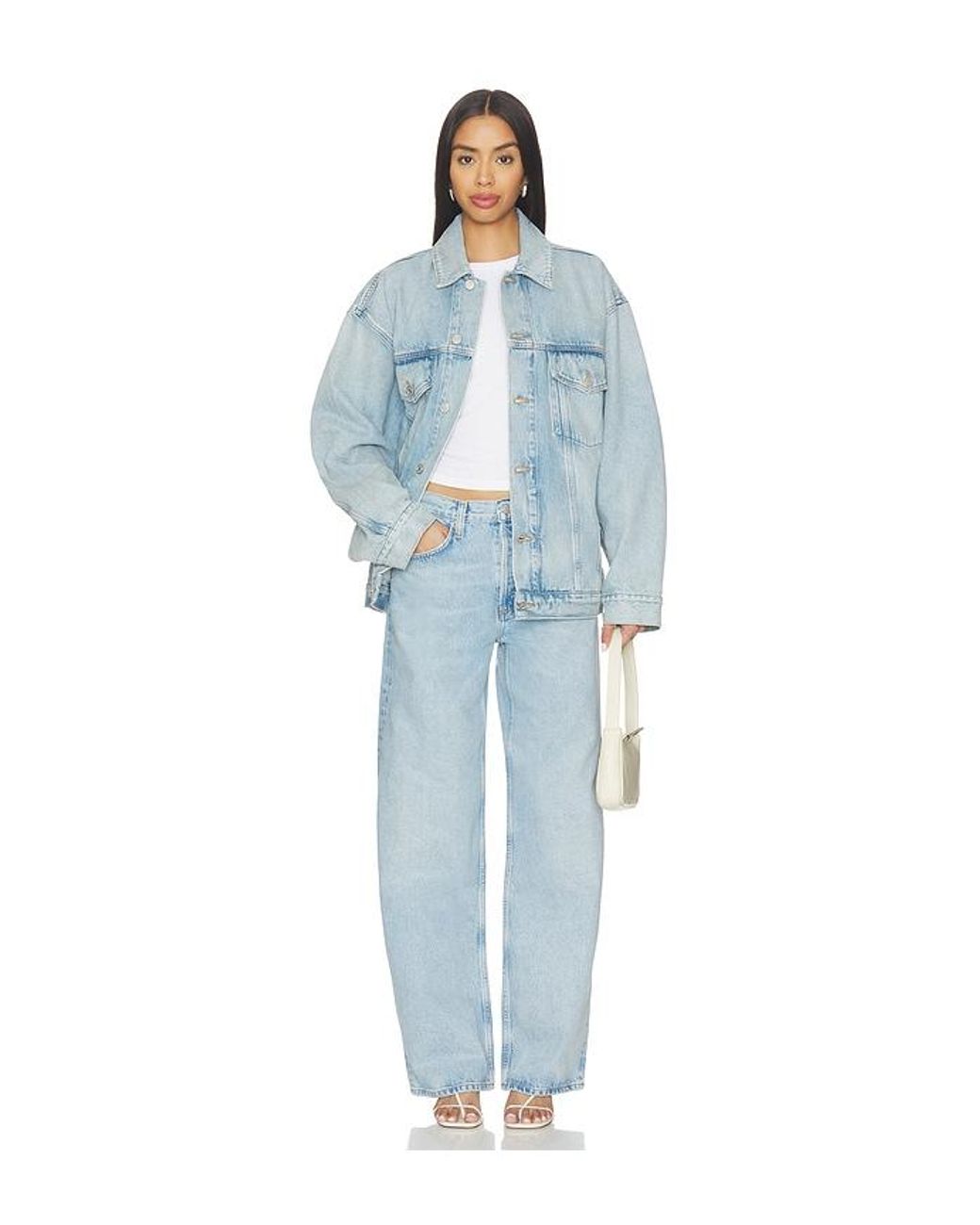 Agolde Blue Jacke Evin