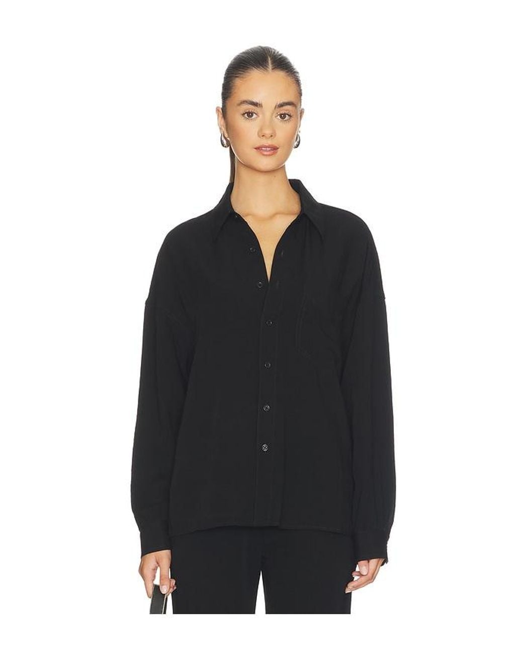 EB DENIM Black Adeline Button Down Shirt