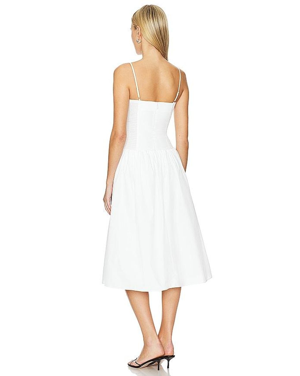 Amanda Uprichard White X Revolve Delora Dress