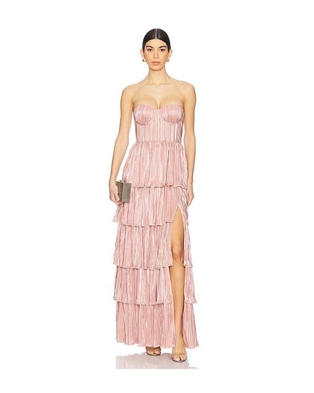 Lovers + Friends White Hattie Gown