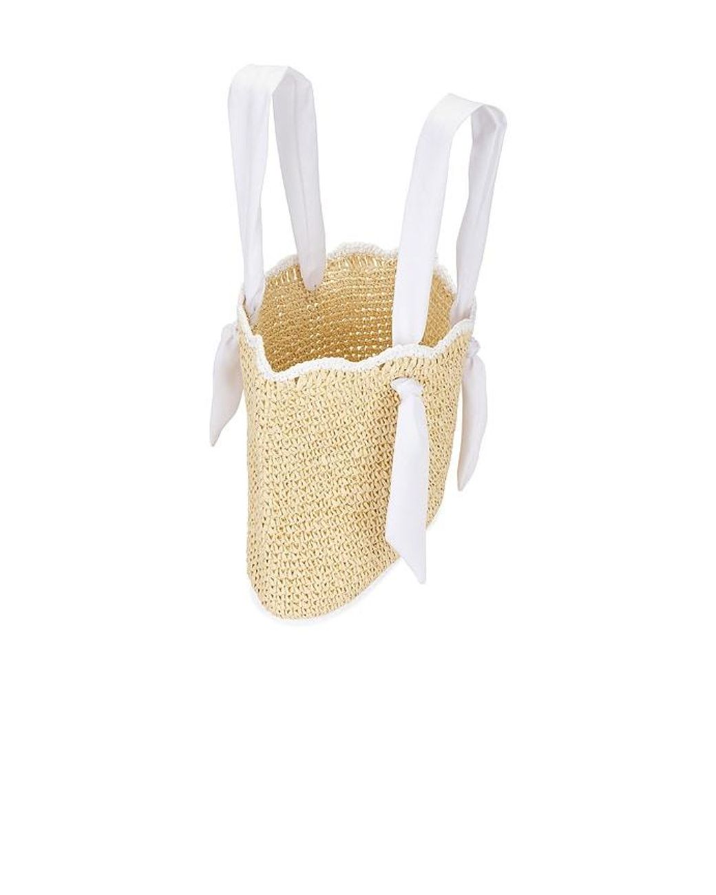 Nikki Beach White Capri Tote Bag