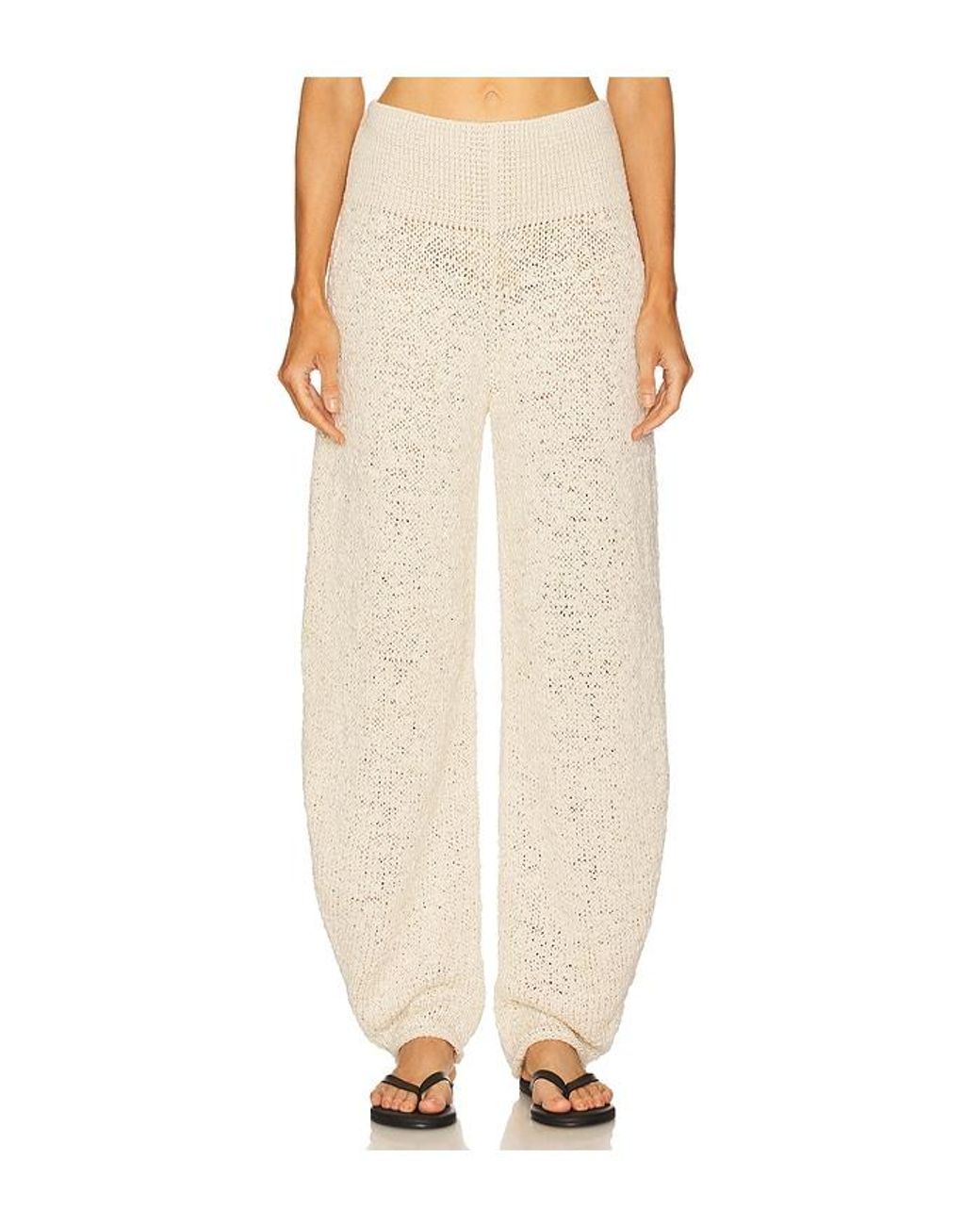 Helsa White Janize Knit Pant