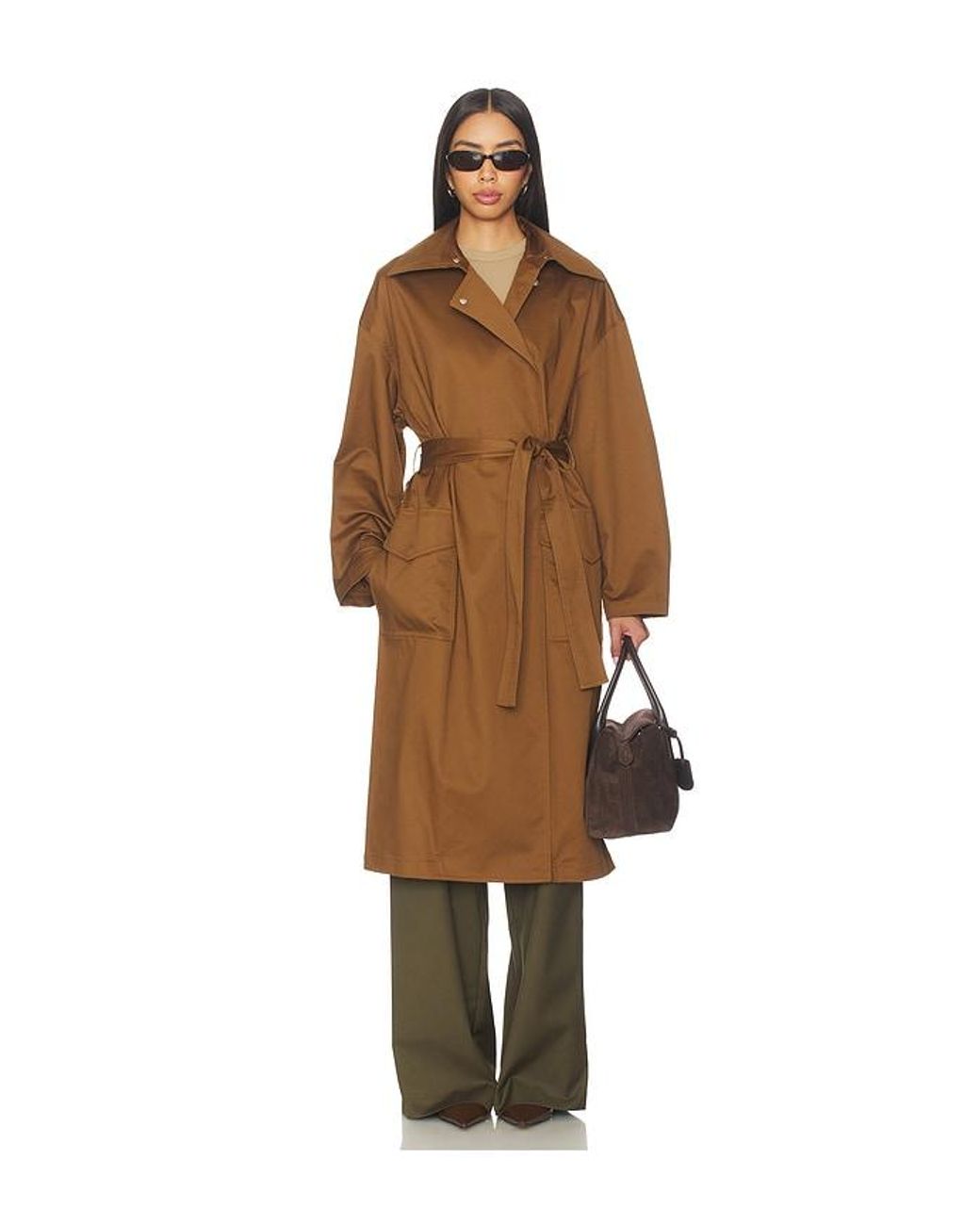 Rag & Bone Rue Cotton Trench in Brown | Lyst