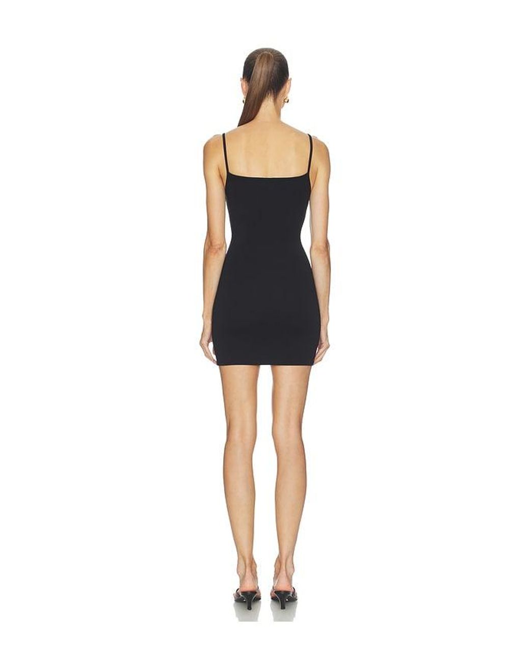 ÉTERNE Blue Soft Jersey 90's Tank Mini Dress