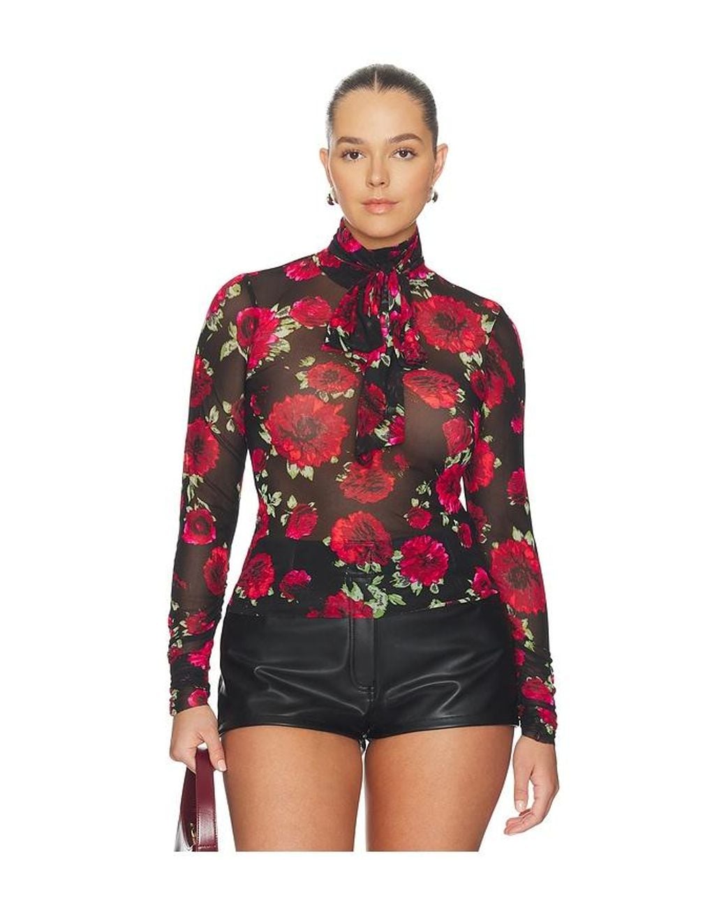 AFRM Red Julien Blouse