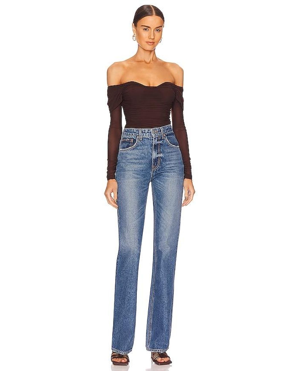 Constance Top en Brown MAJORELLE