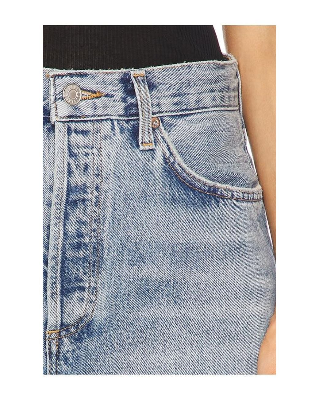 Agolde Blue Twist Low Slung Baggy