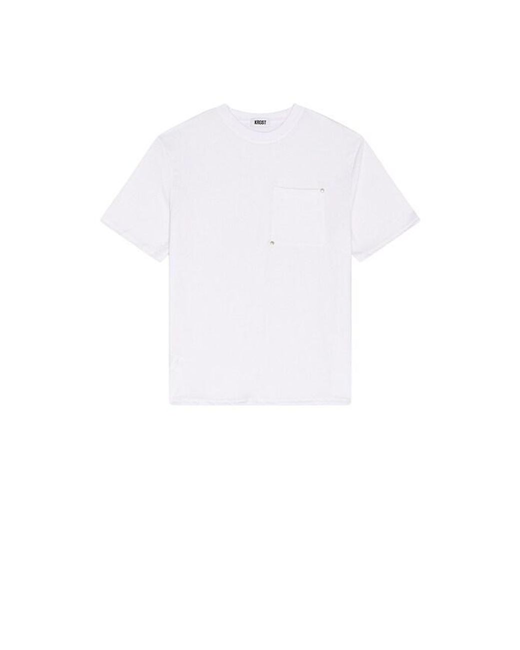 KROST White Rivet T-Shirt for men