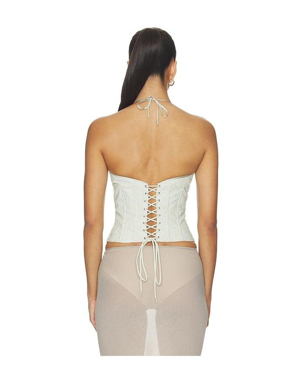 GUIZIO Multicolor Marini Floral Corset