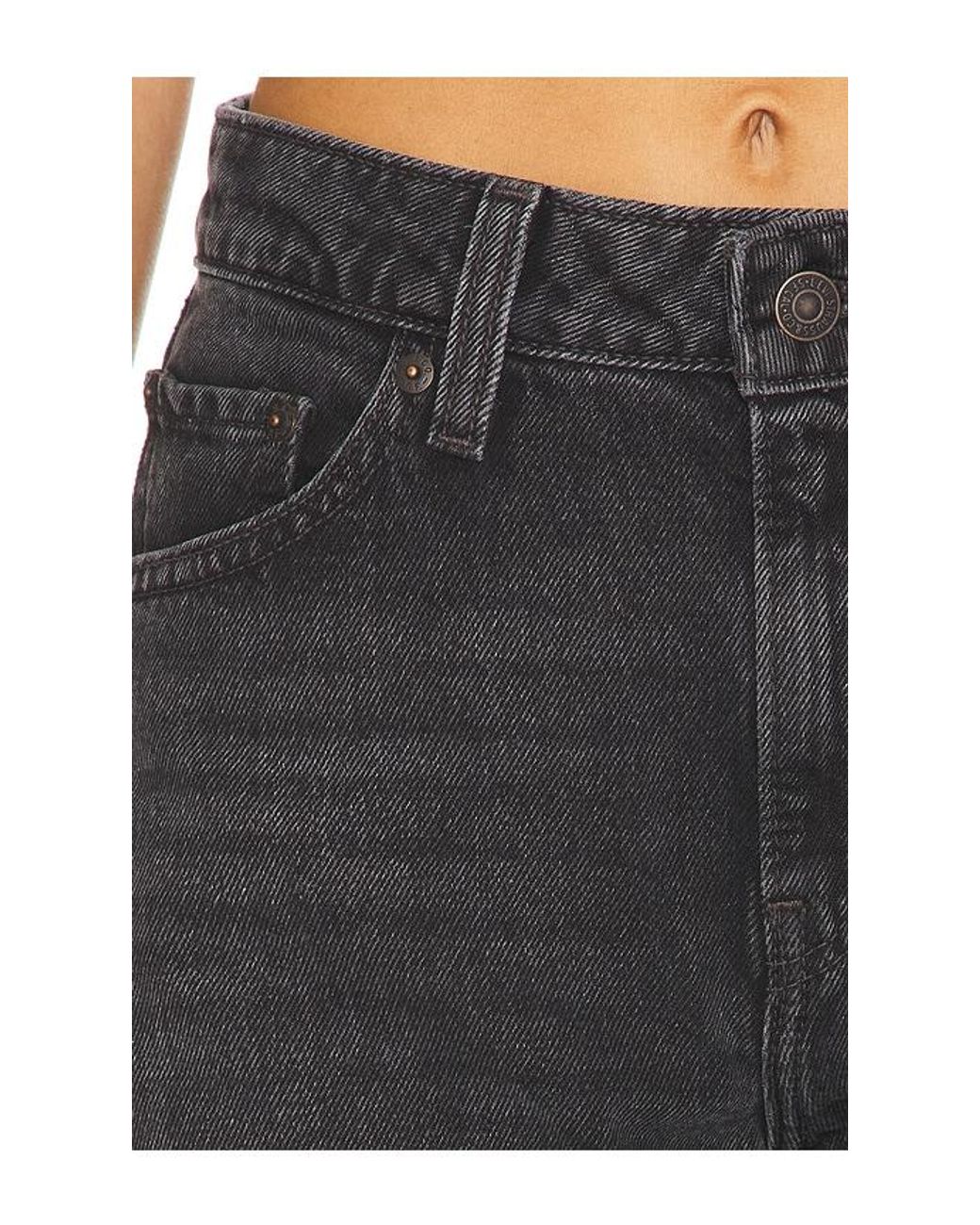 Levi's Black Baggy Dad Barrel Jeans